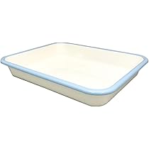 Amazon.co.jp: 富士ホーロー B・M・S ホーローバット L(18取) ホワイト